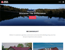 Tablet Screenshot of mortonbuildings.com